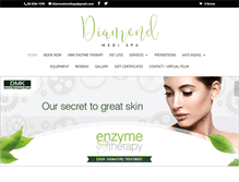 Tablet Screenshot of diamondmedispa.com.au